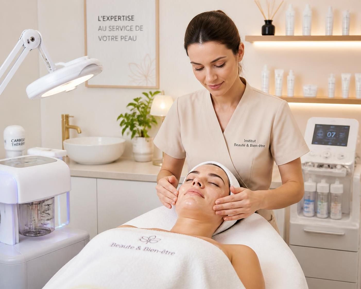 découvrez les bienfaits des soins visage en institut de beauté : amélioration de la peau, détente optimale et conseils personnalisés pour un teint éclatant.