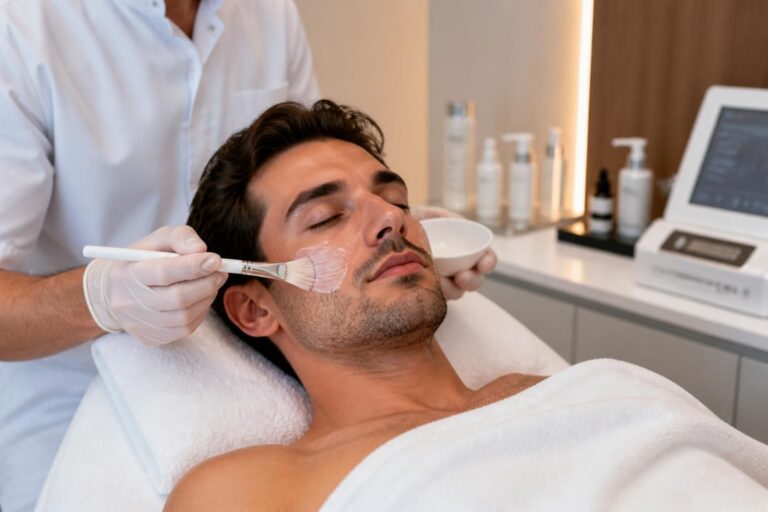 découvrez pourquoi choisir un professionnel pour un soin du visage pour homme en institut garantit des résultats adaptés, efficaces et un moment de détente privilégié.