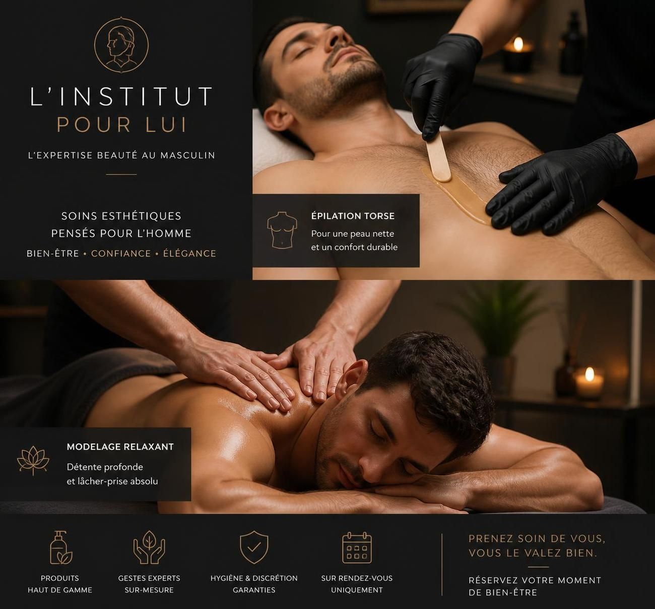 découvrez nos conseils et les bienfaits des soins visage pour homme en institut, pour une peau saine, éclatante et parfaitement entretenue.