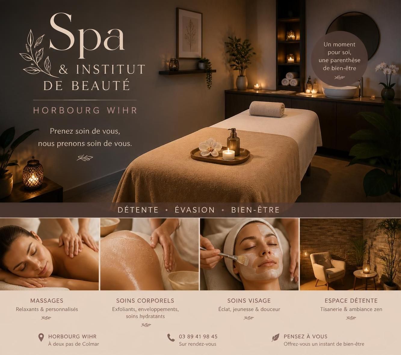 découvrez notre institut de beauté à horbourg wihr, où des soins essentiels sont proposés pour votre bien-être et votre relaxation. offrez-vous un moment de détente unique.