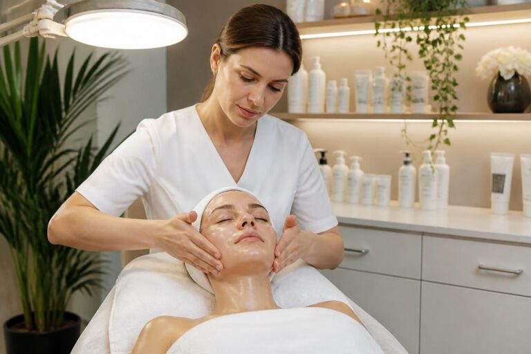 découvrez les bienfaits d'un soin du visage effectué par une esthéticienne professionnelle, pour une peau saine, éclatante et parfaitement entretenue grâce à des techniques adaptées et des produits de qualité.