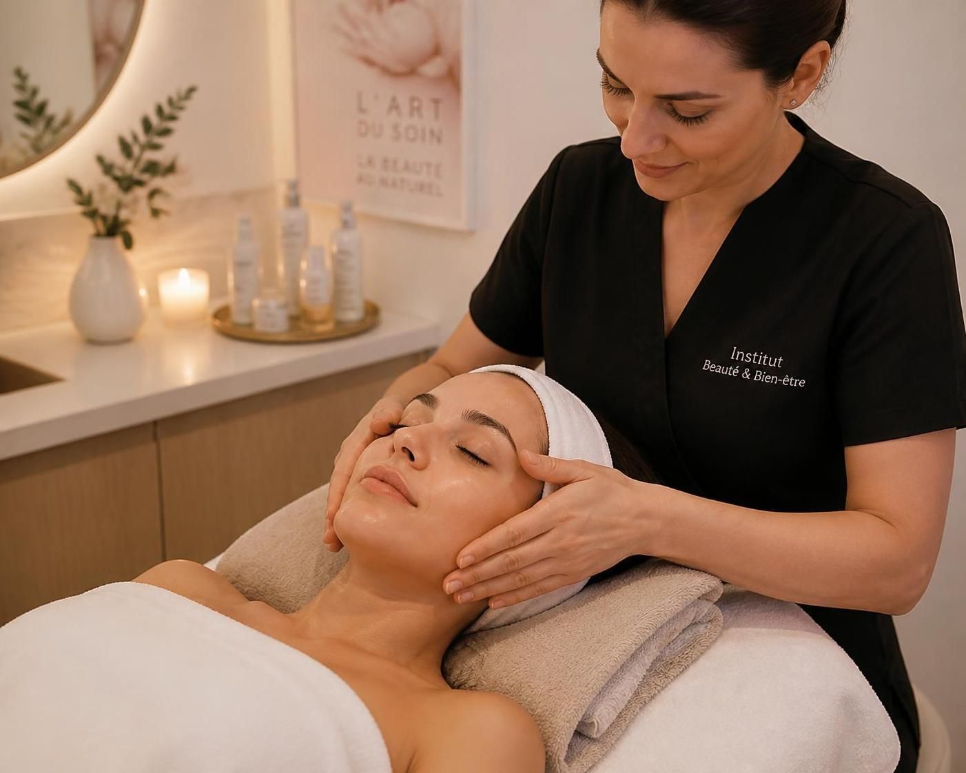 découvrez les nombreux bienfaits d’un soin du visage effectué par une esthéticienne professionnelle, pour une peau éclatante, revitalisée et parfaitement entretenue.
