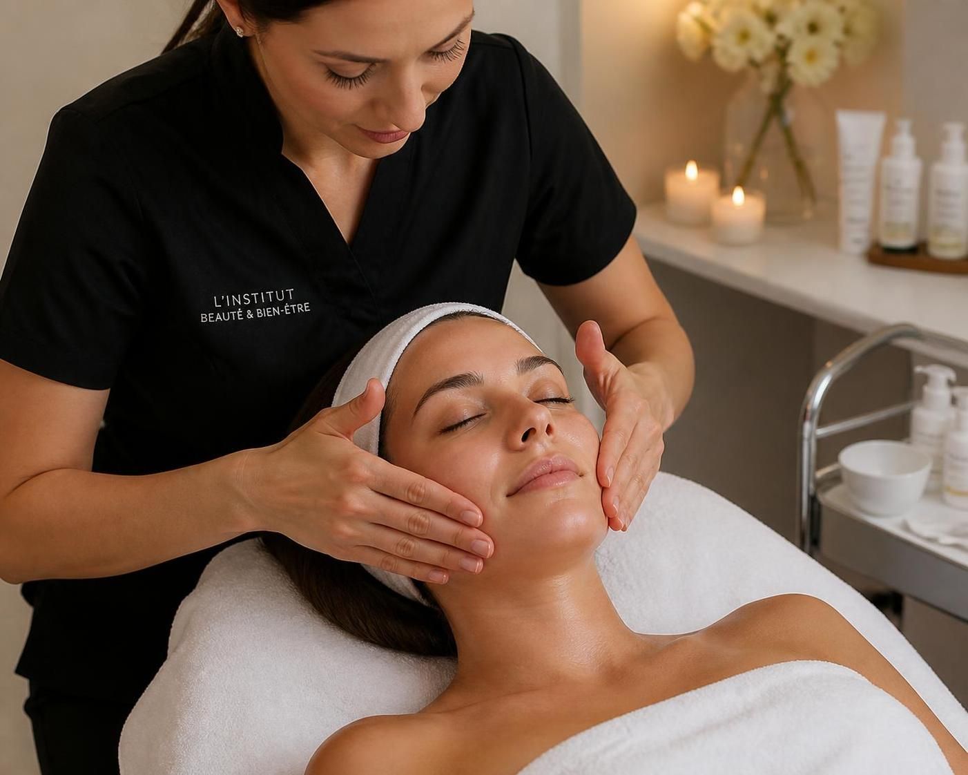 découvrez les bienfaits d’un soin du visage effectué par une esthéticienne professionnelle, pour une peau éclatante, revitalisée et parfaitement nettoyée.