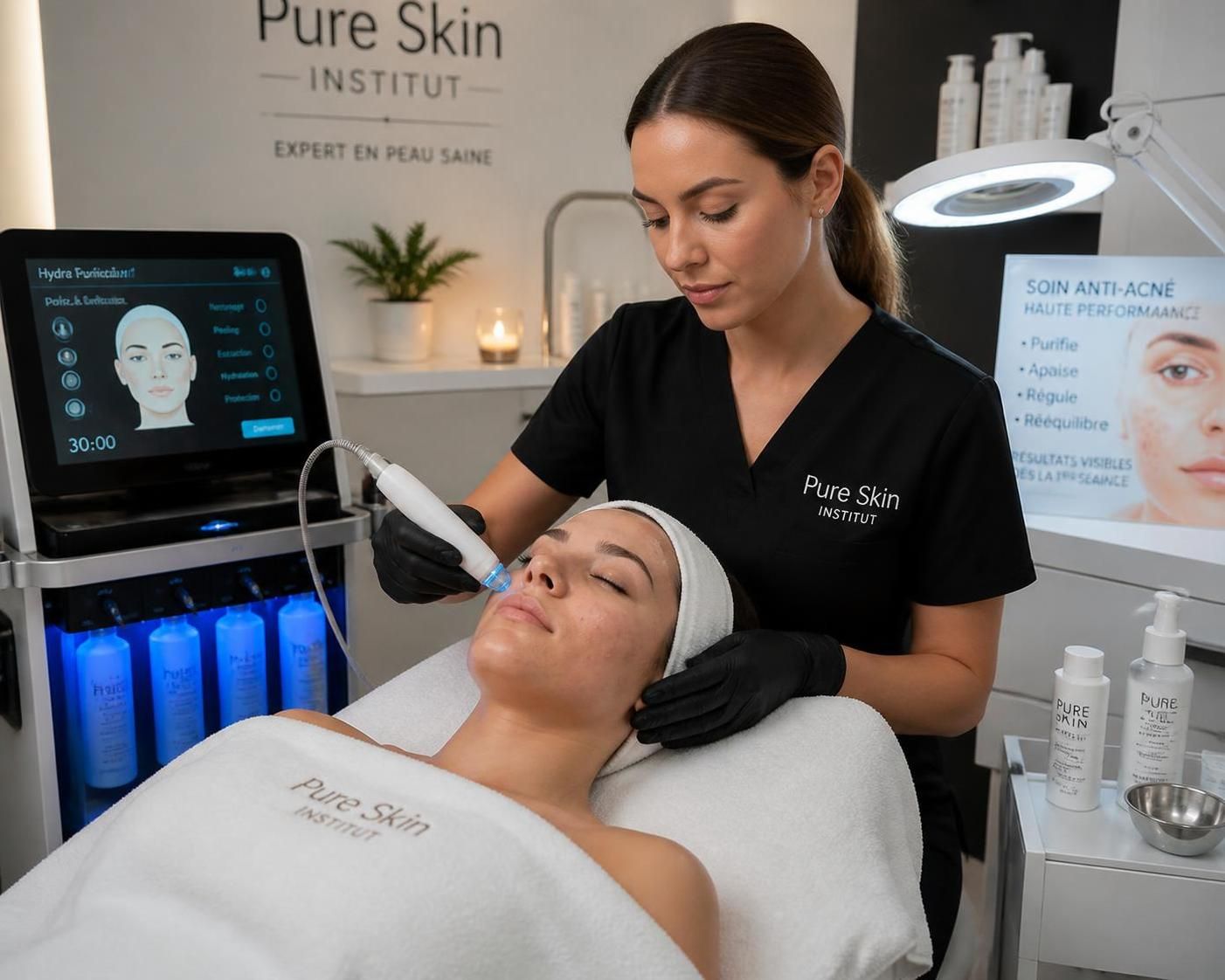découvrez comment un soin du visage en institut peut efficacement combattre l'acné et améliorer la santé de votre peau grâce à des traitements professionnels adaptés.